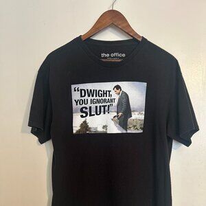 The Office Graphic Quote Tee | Black | Size L | 2020 Licensed